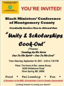 Unity & Scholarship Cook-Out